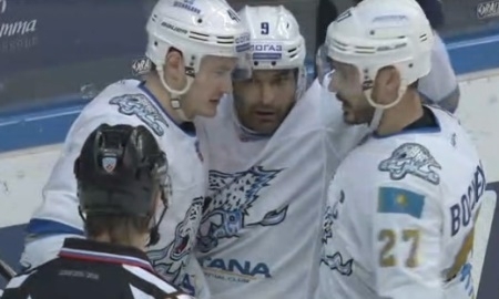 Видео шайб матча КХЛ «Адмирал» — «Барыс» 4:2 