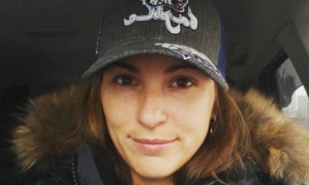 Ярослава Шведова посетила хоккейный матч во Флориде