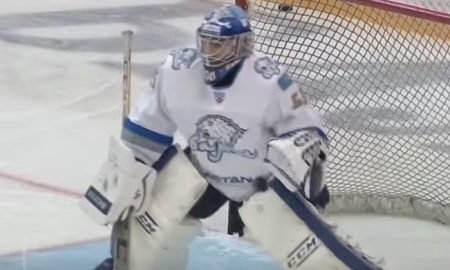 Сейв Лацо в матче «Адмирал» — «Барыс» 4:2 вошел в ТОП-10 лучших сейвов первой половины сезона КХЛ