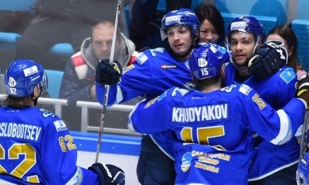 Видео шайб матча КХЛ «Барыс» — «Северсталь» 4:3 ОТ