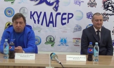 Видео послематчевой пресс-конференции игр чемпионата РК «Кулагер» — ШКО 2:3 ОТ, 7:0