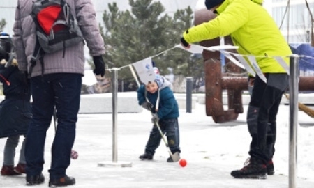 Алматинцы участвуют в зимних мини-соревнованиях, приуроченных к Универсиаде