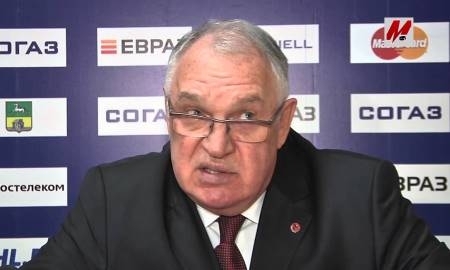 Видео послематчевой пресс-конференции игры КХЛ «Металлург» Новокузнецк — «Барыс» 2:6 