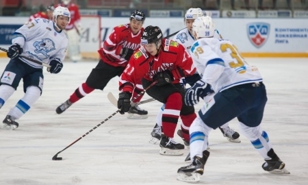 Фоторепортаж с матча КХЛ «Металлург» Новокузнецк — «Барыс» 2:6 