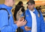Фоторепортаж с прилета сборной Казахстана в Прагу