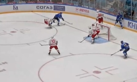 Видеообзор матча КХЛ «Барыс» — «Автомобилист» 4:3