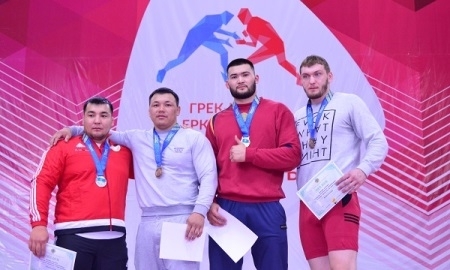 Результаты второго дня чемпионата РК по греко-римской борьбе