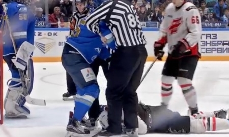 Дамир Рыспаев побил лидера «Авангарда»