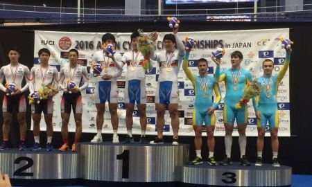 Казахстанские трековики выиграли три медали чемпионата Азии в Японии