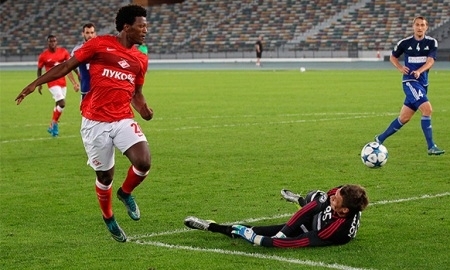 «Астана» уступила московскому «Спартаку»