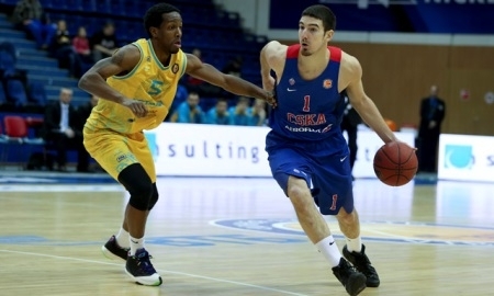 Фоторепортаж с матча ВТБ ЦСКА — «Астана» 102:67