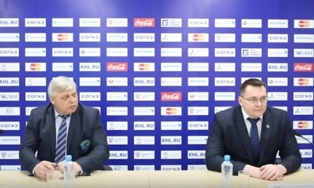 Видео послематчевой пресс-конференции игры КХЛ «Барыс» — «Югра» 3:2 Б