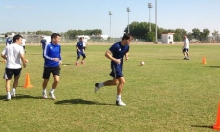 Фоторепортаж с первой тренировки «Окжетпеса» в ОАЭ