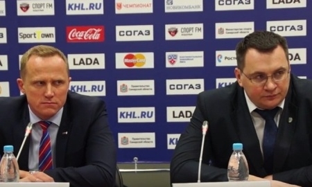 Видео послематчевой пресс-конференции игры КХЛ «Лада» — «Барыс» 1:4