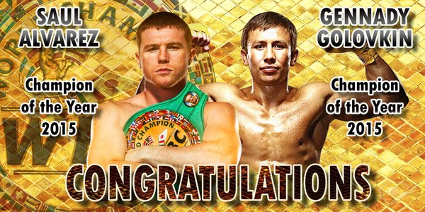 WBC присвоил титул «Чемпион 2015 года» Головкину и Альваресу