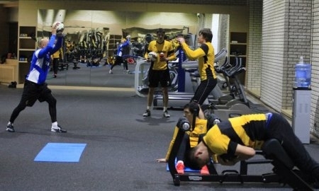 Фоторепортаж с тренировки «Кайрата» на УТС