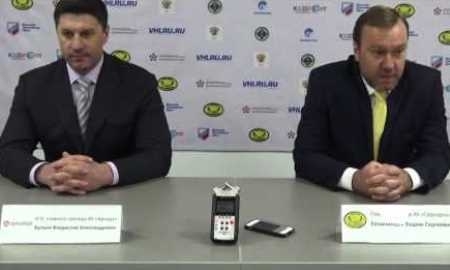 Видео послематчевой пресс-конференции игры ВХЛ «Сарыарка» — «Ариада» 6:1
