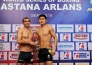Фоторепортаж с Церемонии взвешивания матча WSB «Astana Arlans» — «Baku Fires»
