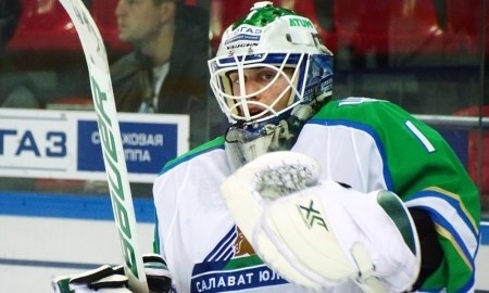 Матч с «Барысом» стал для вратаря «Салавата Юлаева» 50-м в КХЛ