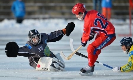 Казахстан в полуфинале чемпионата мира по бенди уступил России