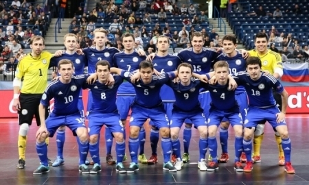 Казахстан проигрывает Испании после первого тайма