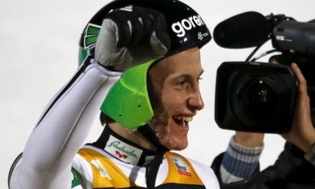 Словенец Превц досрочно стал победителем Кубка мира по прыжкам на лыжах с трамплина в Алматы