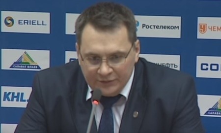 Видео послематчевой пресс-конференции игры КХЛ «Салават Юлаев» — «Барыс» 5:4 