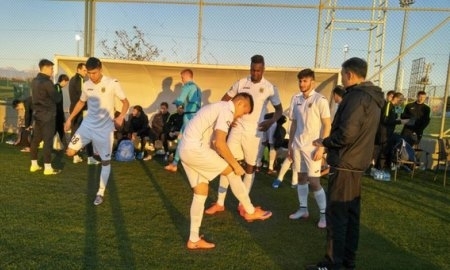 Фото с товарищеского матча «Тобол» — «Сталь» 2:0