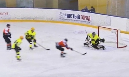 Видеообзор матча ВХЛ «Спутник» — «Сарыарка» 5:4 Б