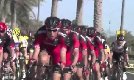 Видео финиша второго этапа «Тура Катара» с участием гонщиков «Астаны»
