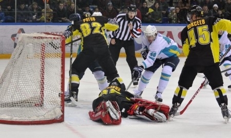 Видеообзор матча ВХЛ «Сарыарка» — «Торпедо» 1:2 ОТ