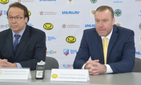 Видео послематчевой пресс-конференции игры ВХЛ «Сарыарка» — «Торпедо» 1:2 ОТ