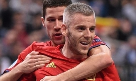 Фоторепортаж с матча ЕВРО-2016 Испания — Казахстан 5:3