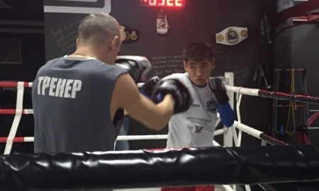 Видео тренировки Бекмана Сойлыбаева в преддверии титульного боя
