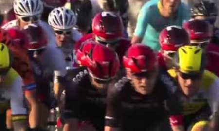 Видео финиша пятого этапа «Тура Катара» с участием гонщиков «Астаны»