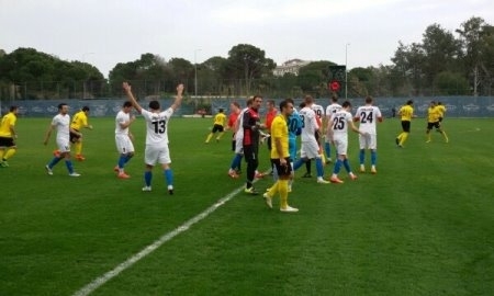 Фоторепортаж с товарищеского матча «Жетысу» — «Алашкерт» 1:0