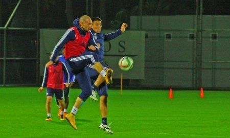 Фоторепортаж с тренировки «Ордабасы»