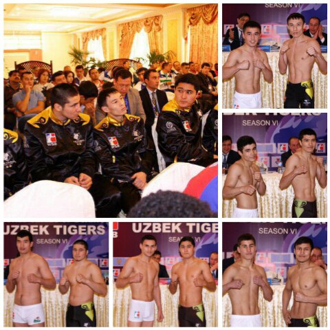 «Uzbek Tigers» и «Astana Arlans» прошли взвешивание