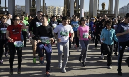 Более 450 человек приняли участие в Зимнем забеге в Алматы