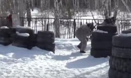 Хоккеисты «Кулагера» сыграли в пейнтбол