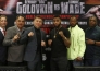 Фоторепортаж с пресс-конференции боя Геннадий Головкин — Доминик Уэйд в Нью-Йорке