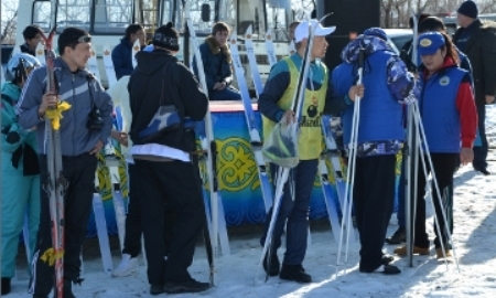 Полицейские Алматинской области проводили зиму