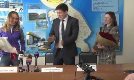 Чемпионка мира по биатлону среди юниоров вернулась в родной город