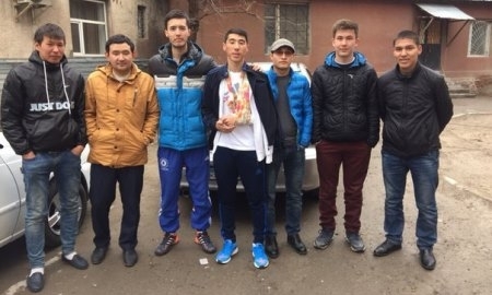 Фанаты «Тараза» проведали Абзала Таубая