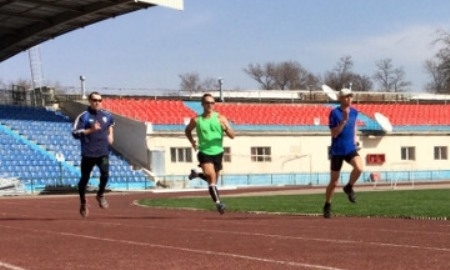 Спортсмены ЦСКА готовятся к чемпионату РК в закрытых помещениях по многоборью