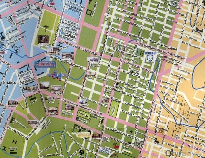 В Шымкенте будет построено 40 велосипедных станций