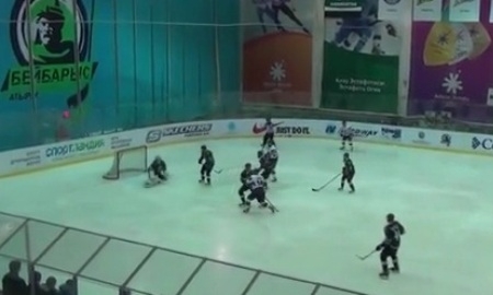 Видеообзор матча плей-офф чемпионата РК «Бейбарыс» — «Кулагер» 5:4 ОТ