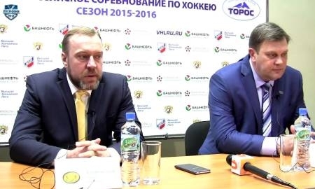 Видео послематчевой пресс-конференции игры плей-офф ВХЛ «Торос» — «Сарыарка» 1:2