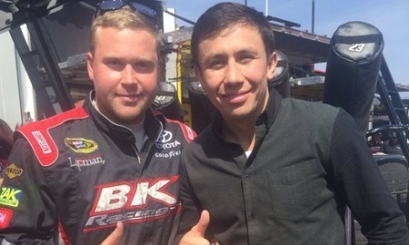 Головкин посетил автоклуб гонок «NASCAR»