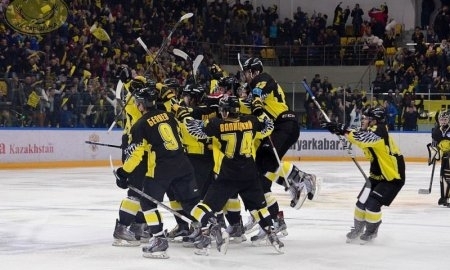Фоторепортаж с матча плей-офф ВХЛ «Сарыарка» — «Торос» 3:2 ОТ